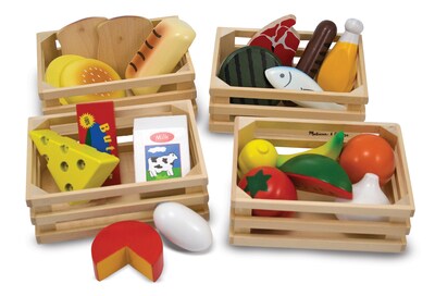 Melissa & Doug Food Groups Wooden Food Set (271)