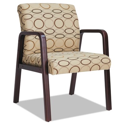 Alera® Reception Lounge WL Series Fixed Arm Fabric Computer and Desk Chair, Tan (ALERL4351M)