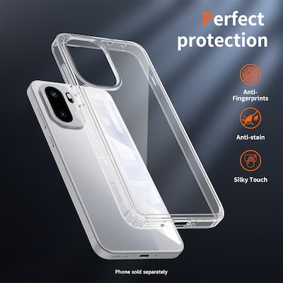 SaharaCase Venture Series Phone Case for OnePlus 15R, Shock Absorbing, Clear (CP01164)