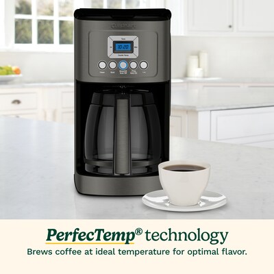 Cuisinart 14-Cups Automatic Coffee Maker, Black (DCC3200BKSNAS)