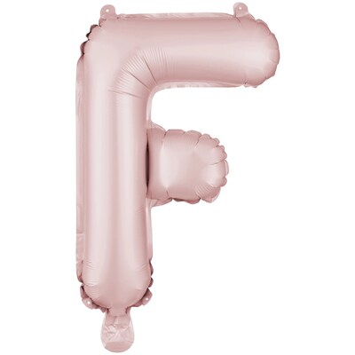 Party City (Air-Filled) 16 F Foil Balloon, Dusty Rose (AM 1 100073-92)