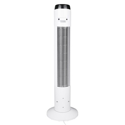 Techni Home Oscillating Tower Fan, 3 Speed, White/Black (RTA-36T-FAN)
