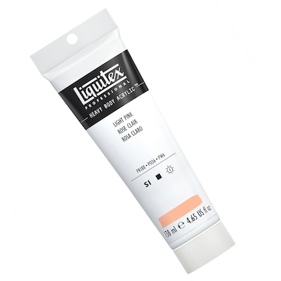 Liquitex Professional Heavy Body Acrylic Paint Tube, Light Pink, 138 mL (LIQ4417810)