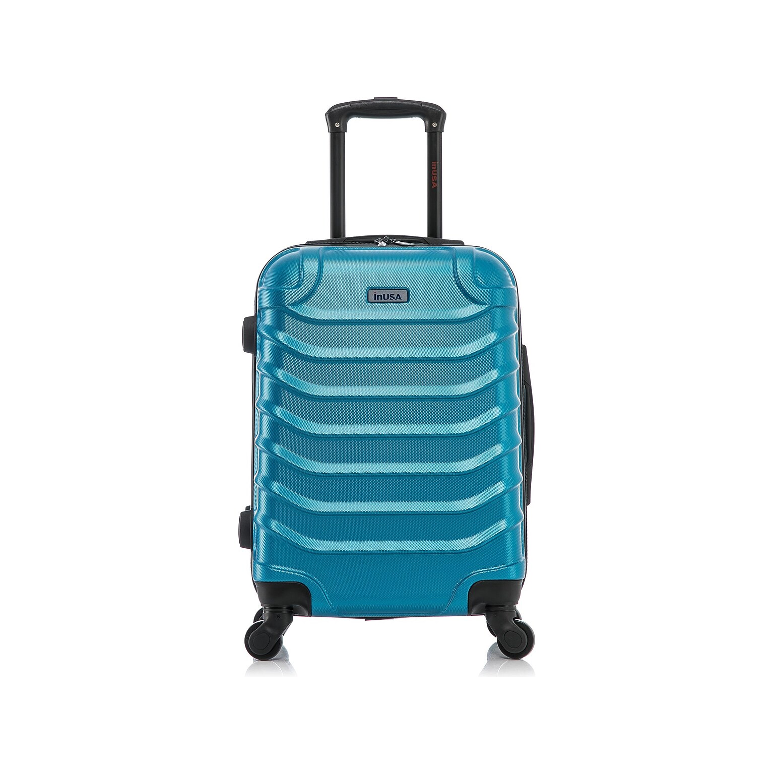 InUSA Endurance 24 Hardside Suitcase, 4-Wheeled Spinner, TSA Checkpoint Friendly, Teal (IUEND00M-TEA)