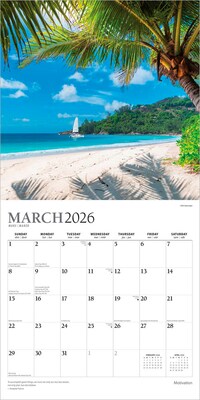 2026 Plato Motivation 12" x 12" Monthly Wall Calendar (9798330706709)