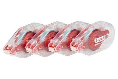 Scotch Double-Sided Adhesive Tape Runner, 16 oz., 4/Pack (6055BNS)