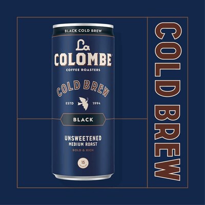 La Colombe Caffeinated Cold Brew Coffee, Black, Medium Roast, 11 oz., 12/Carton (PPPURC1205)