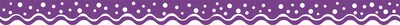 Barker Creek Double-Sided Scalloped Border, 36 x 2.25, Happy Grape, 13/Pack (LL994)