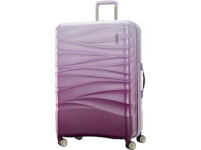 American Tourister Cascade 31 Hardside Suitcase, 4-Wheeled Spinner, Purple Haze (143314-4321)