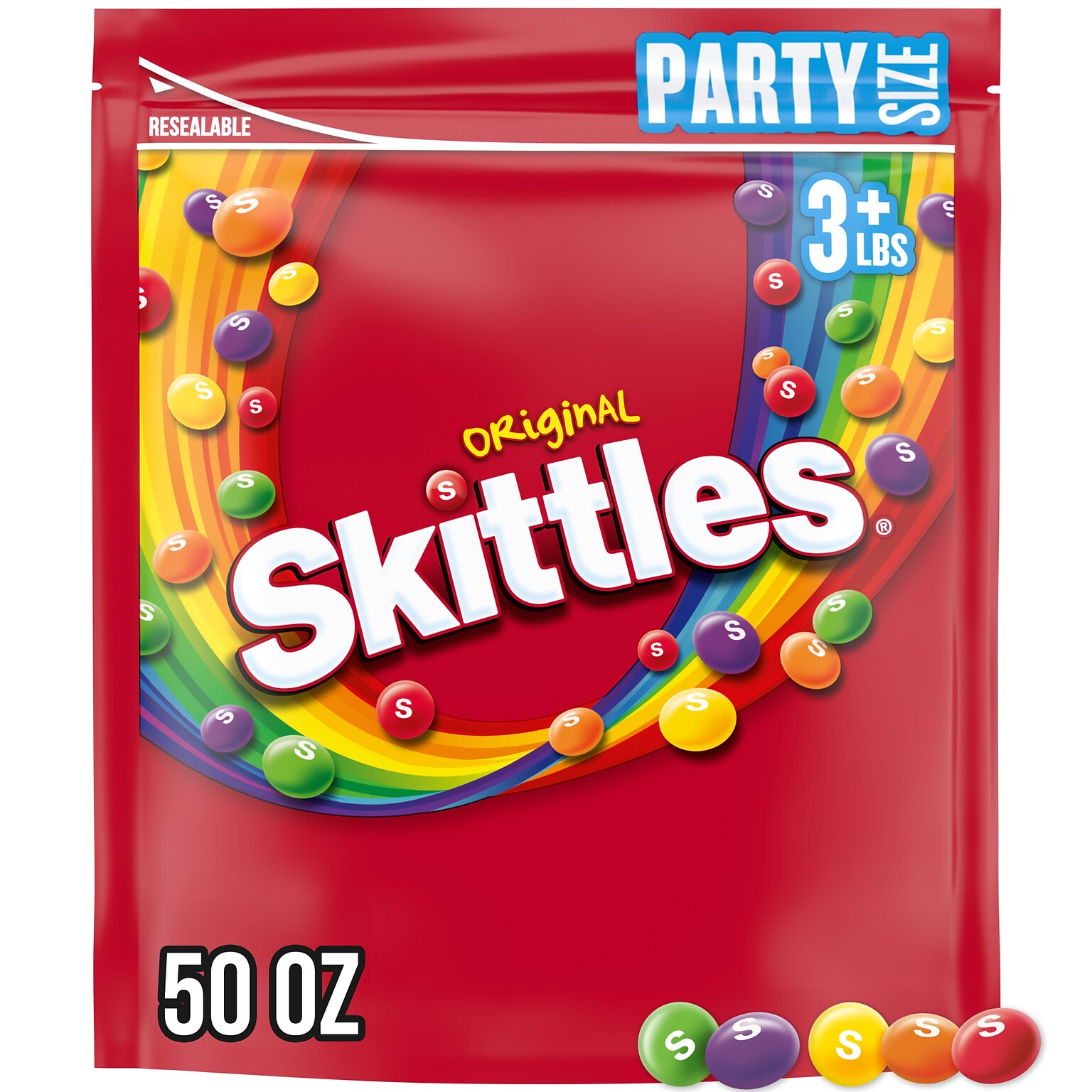 Skittles Original Fruity Candy, Assorted Flavors, 54 oz. (WMW28092)