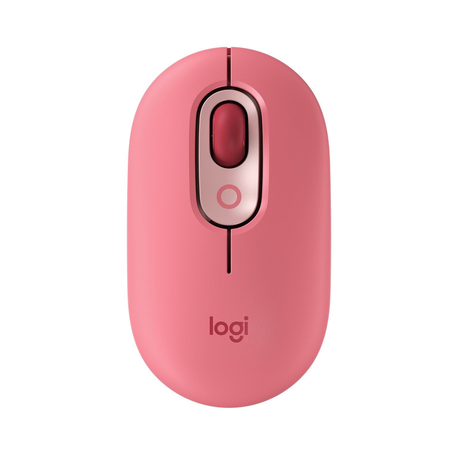 Logitech POP Wireless Ambidextrous Optical Mouse, Heartbreaker (910-006545)