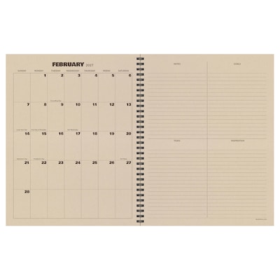 2026-2027 TF Publishing Checkered Cowboy 9 x 11 Academic Weekly & Monthly Planner, Paperboard Cover (AY27-9700)