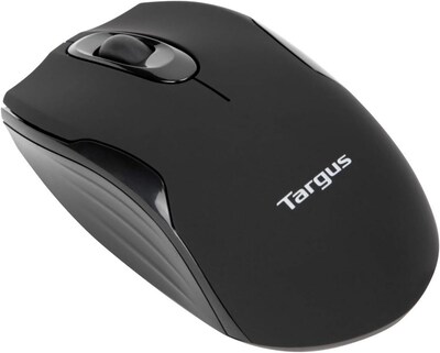 Targus W575 Wireless Ergonomic Ambidextrous Optical USB Gaming Mouse, Black (AMW575TT)