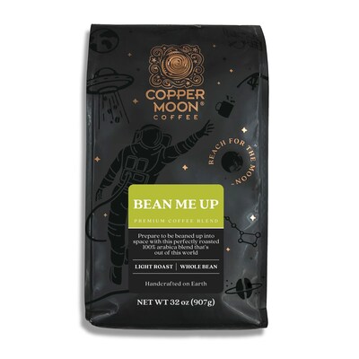 Copper Moon Bean Me Up Beans Coffee, Light Roast, 32 oz. (260122 - BAG)