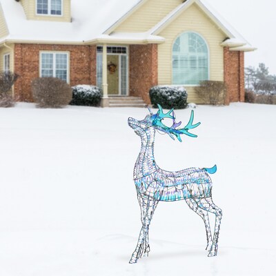 National Tree Company 48 Pre-Lit Iridescent Reindeer (DF-20105016L)