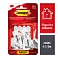 Command™ Small Wire Hooks Value Pack, White, 9 Hooks (17067-9ES)