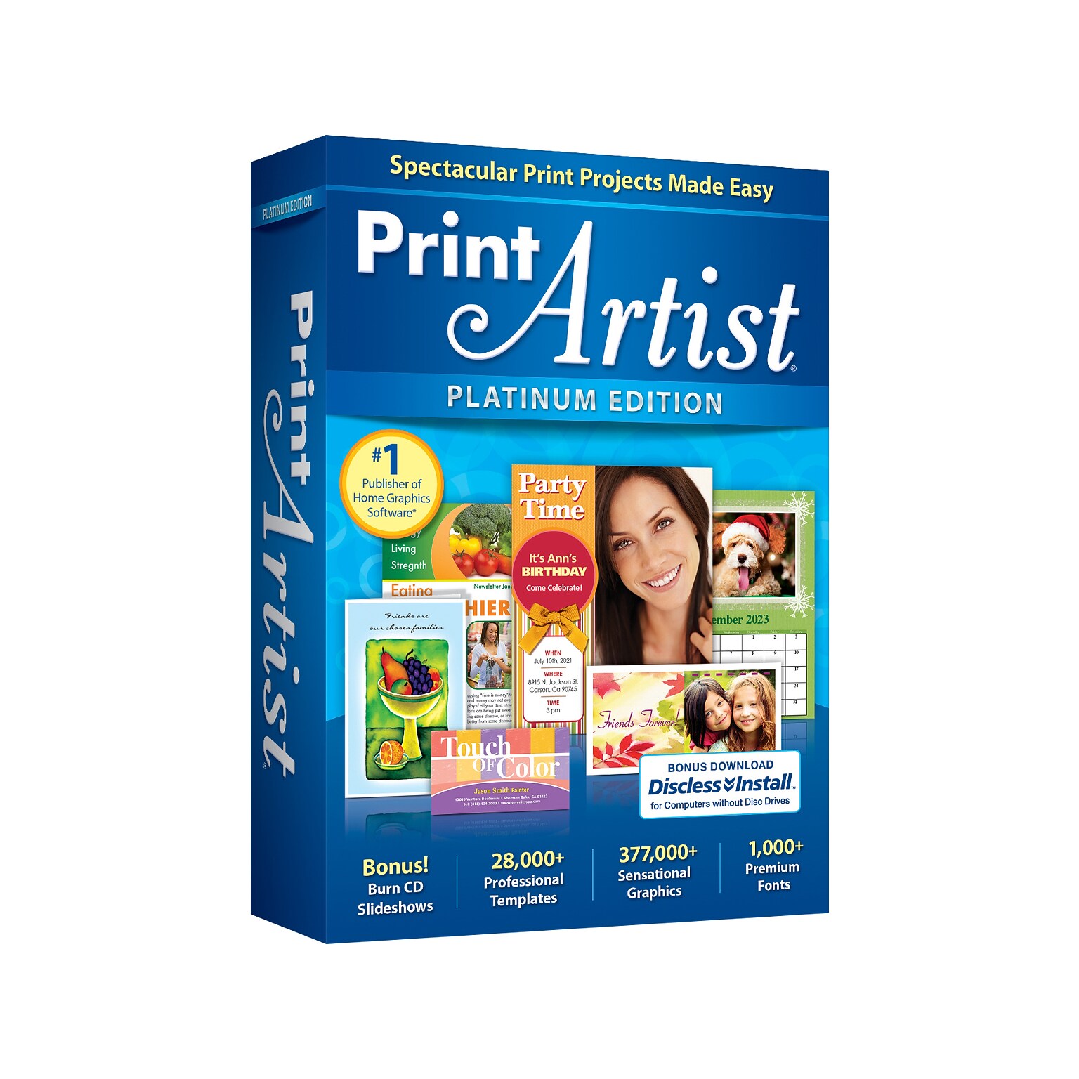 Avanquest Print Artist 25 Platinum Design & Creative Printing for Windows, 1 User [Download]