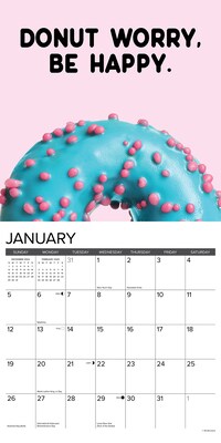 2025 Willow Creek Do or Donut 12" x 12" Monthly Wall Calendar (46364)