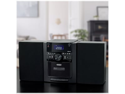 Jensen CD-785 Bluetooth Cassette/MP3/CD/Radio Player, Black (CD-785)