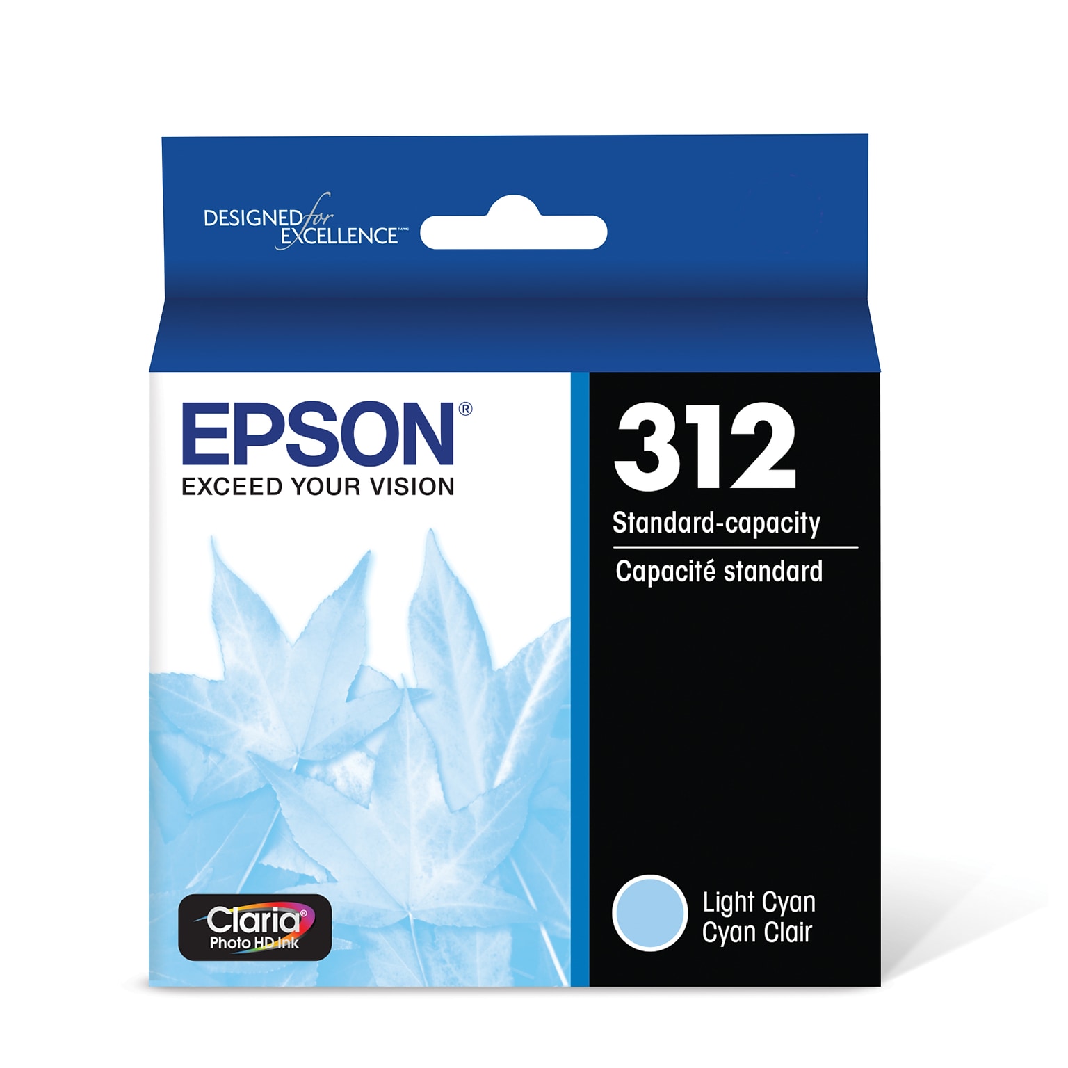 Epson T312 Light Cyan Standard Yield Ink Cartridge