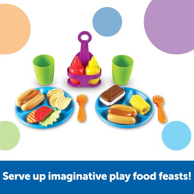 Learning Resources New Sprouts Cookout  Learning Toys,  Assorted Colors, 19 Pieces (LER9270)