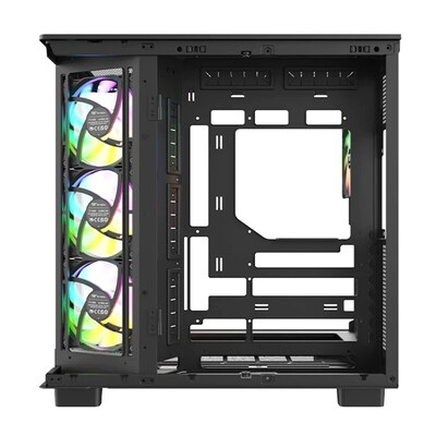 Thermaltake View 380 XL ATX Mid-Tower Computer Case, Black (CA-11E-00M1WN-WS)