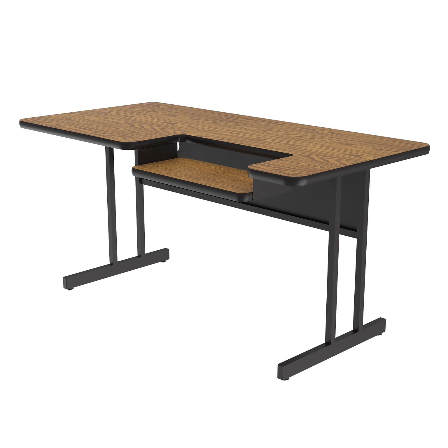 Correll Training Room Table, 72x30, Medium Oak (BL3072TF-06)