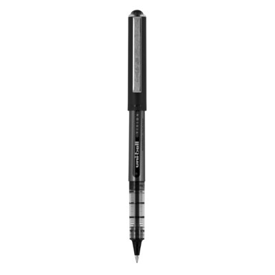 uni-ball Vision Rollerball Pens, Micro Point, 0.5mm, Black Ink (60106)