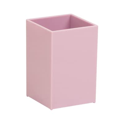 Staples Plastic Pen Cup, Dusty Pink (ST63861)