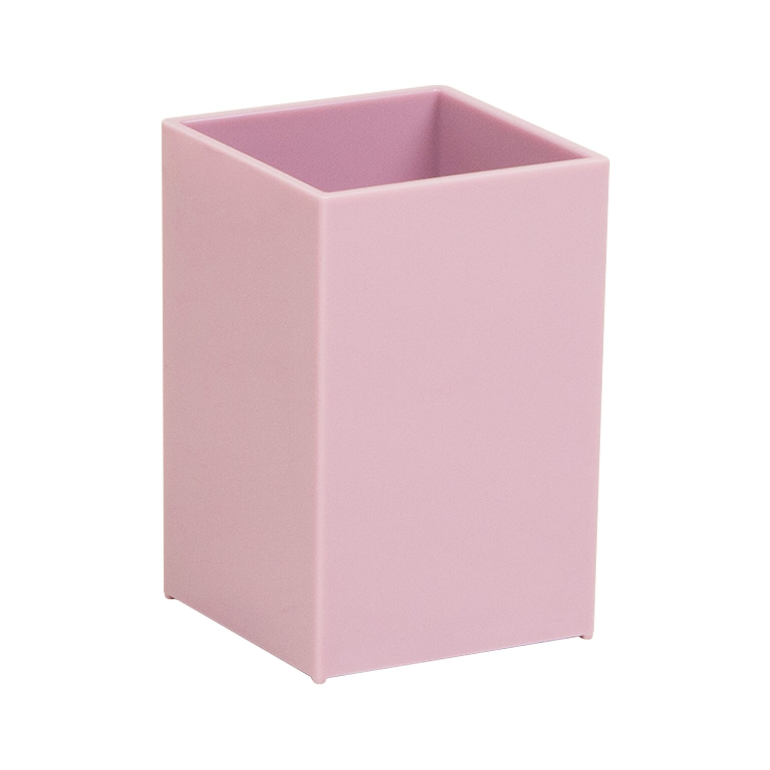 Staples Plastic Pen Cup, Dusty Pink (ST63861)