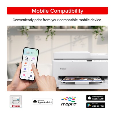 Canon PIXMA TR7120 Wireless Color All-In-One Inkjet Printer, Best for Home Office (7178C002)