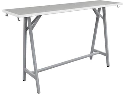 Safco Spark Teaming Table, 20 x 72, Fashion Gray (SPK7220SLFNGY)