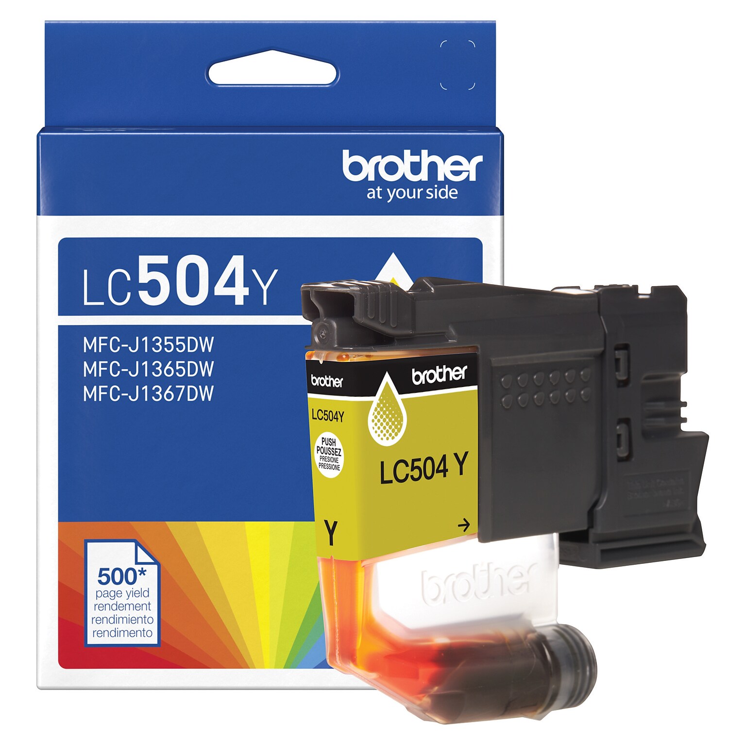 Brother LC504 Yellow Standard Yield Ink Cartridge (LC504YS)