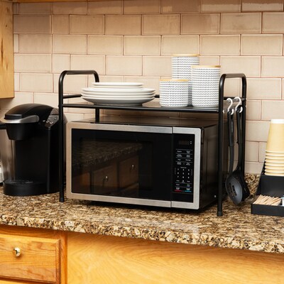 Mind Reader Metal Kitchen Shelf, Black (1TCOUMIC-BLK)