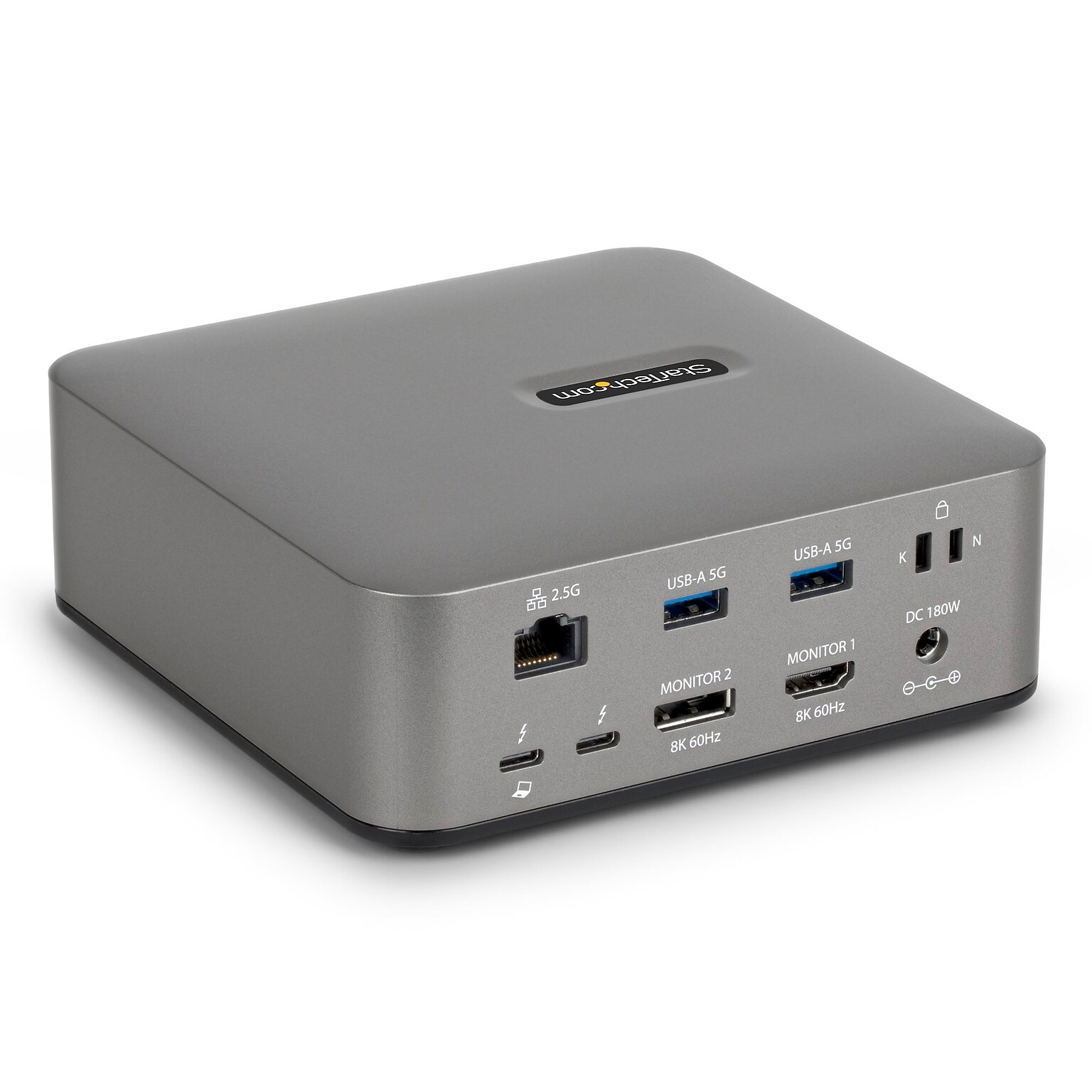 StarTech Universal Docking Station for Thunderbolt 5/4 and USB4 (Windows/macOS) Laptops, Gray (215N-TB5USB4DOCK)