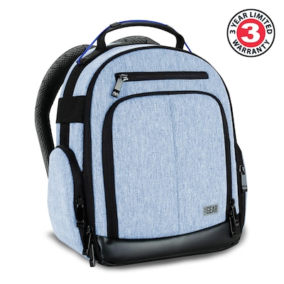 USA GEAR U Series Camera Backpack, Blue (GRULUBK100BLEW)