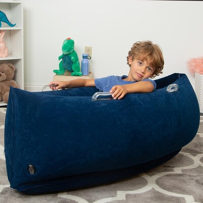 Bouncyband Comfy Hugging Peapod Sensory Pod, 48", Blue (BBAPD48BU)
