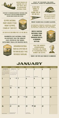 2025 Willow Creek National Park Trivia 12" x 12" Monthly Wall Calendar (47224)