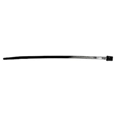 ProBrand 4" Heat-Stabilized UV-Resistant Nylon 6/6 Cable Ties w/18-lbs. Tensile Strength, Black, 1,000/Pack (CABTIEHS418BL)