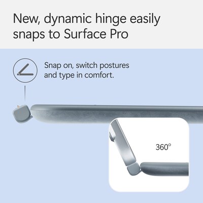 Microsoft Surface Pro 12" Keyboard Cover, Ocean (EP2-32750)