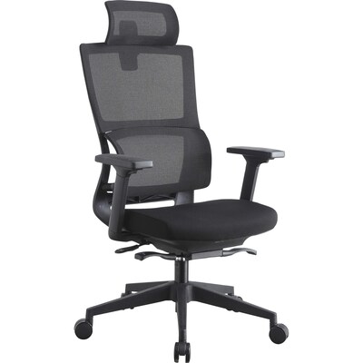 Lorell Ergonomic Mesh Swivel Executive Chair, Black (LLR81998)
