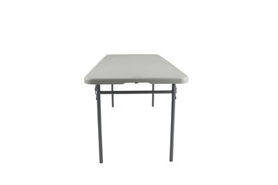 National Public Seating CMFIH Series 30" x 60" Fold-In-Half Folding Table, Grey (CMFIH3060)