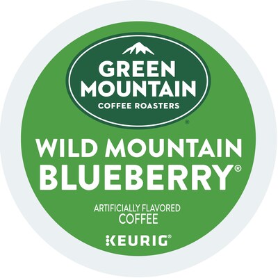 Green Mountain Wild Mountain Blueberry Coffee Keurig® K-Cup® Pods, Light Roast, 24/Box (6783)