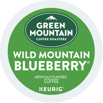 Green Mountain Wild Mountain Blueberry Coffee Keurig® K-Cup® Pods, Light Roast, 24/Box (6783)