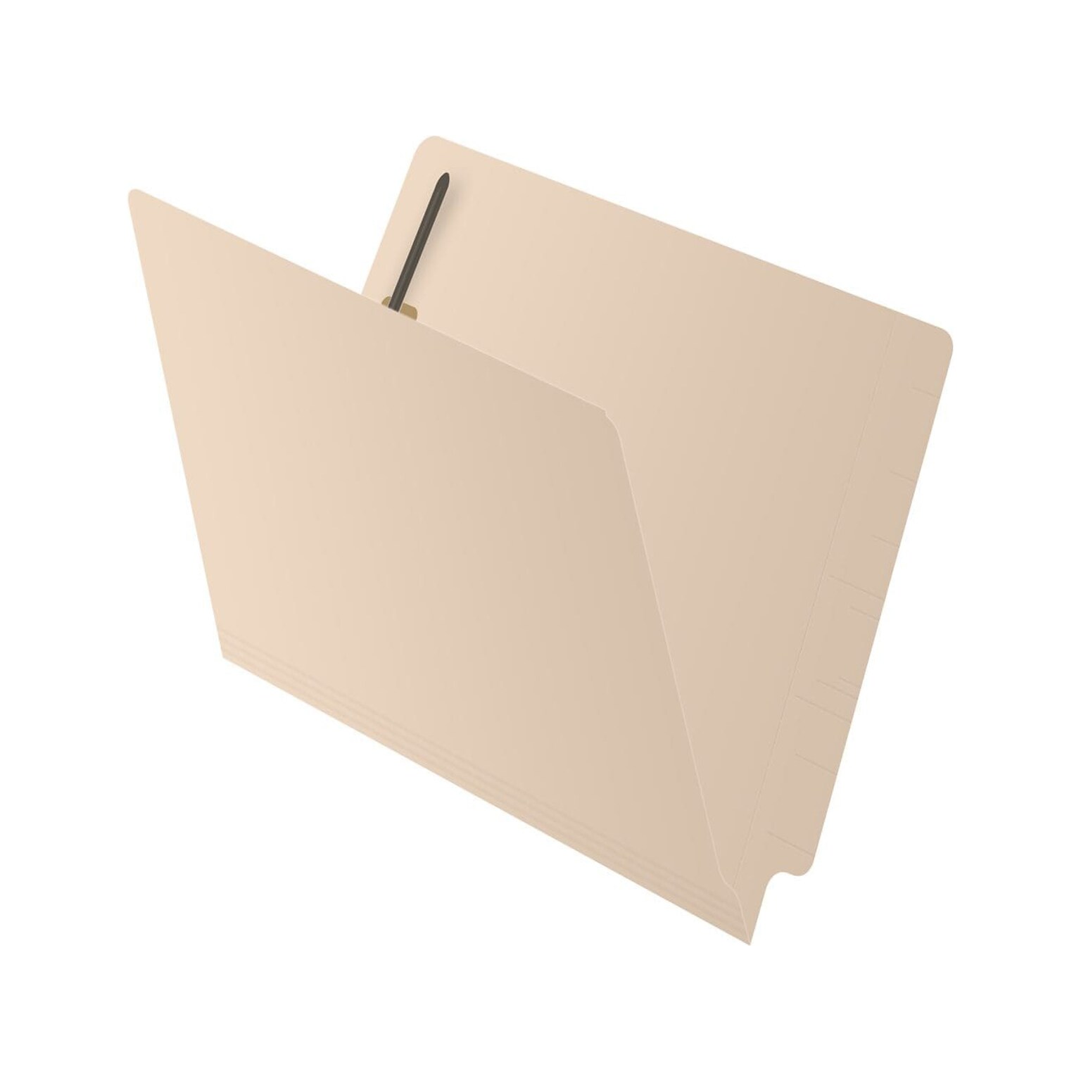 Medical Arts Press Reinforced End Tab File Folder, Straight Cut, Letter-Size, Manila, 50/Box (S-01324)