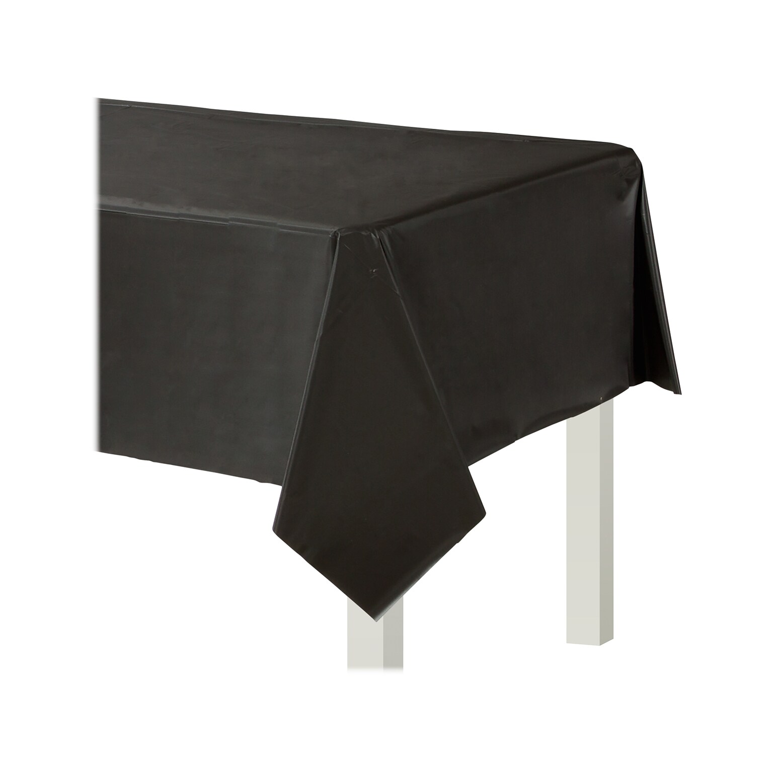 Amscan Party Table Cover, Jet Black, 2/Pack (579592.10)