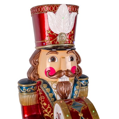 National Tree Company 58" Animated Nutcracker with Multicolor Lights and Music (BG-20587A)