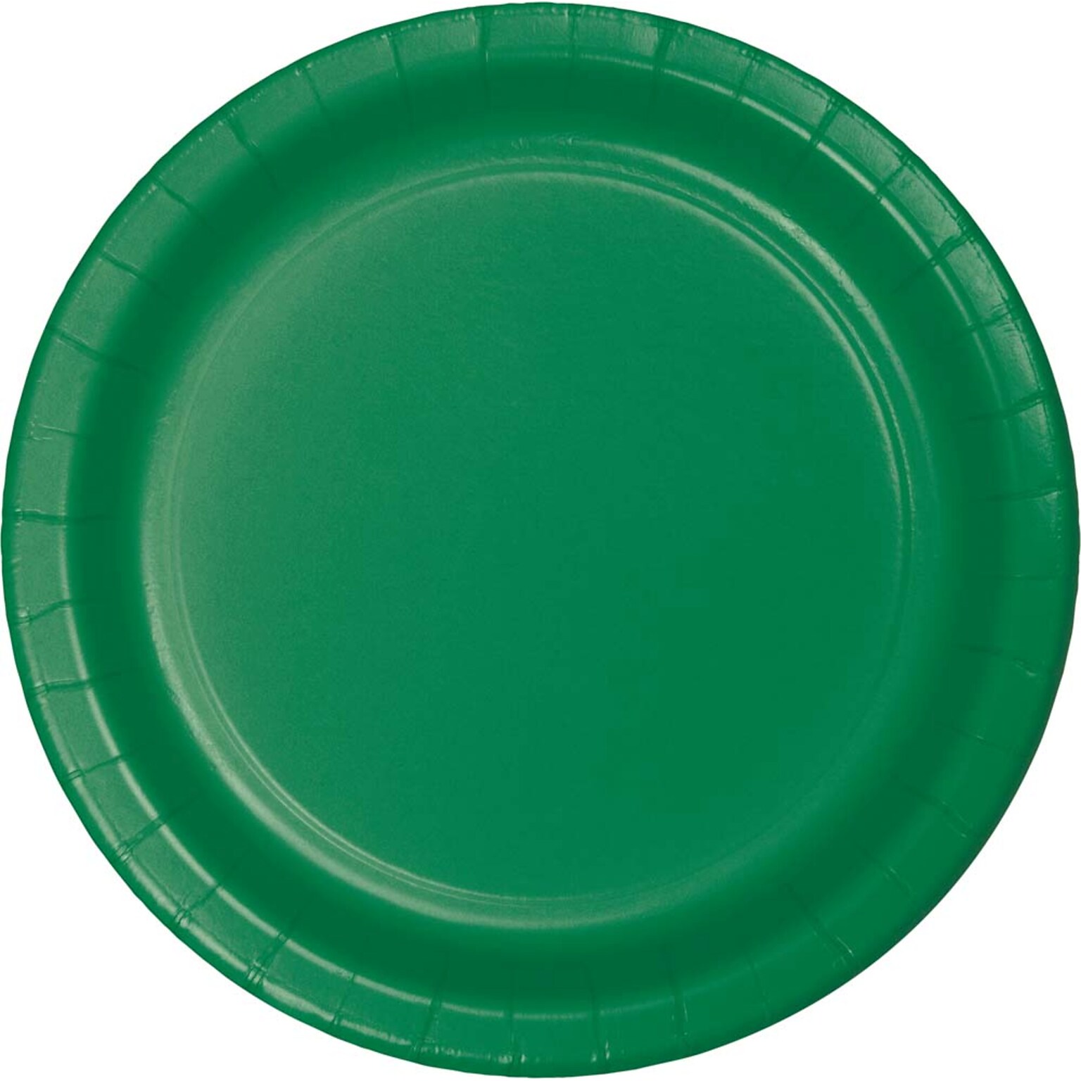 Creative Converting Touch of Color Paper Plates, Emerald Green, 240/Carton (47112B)