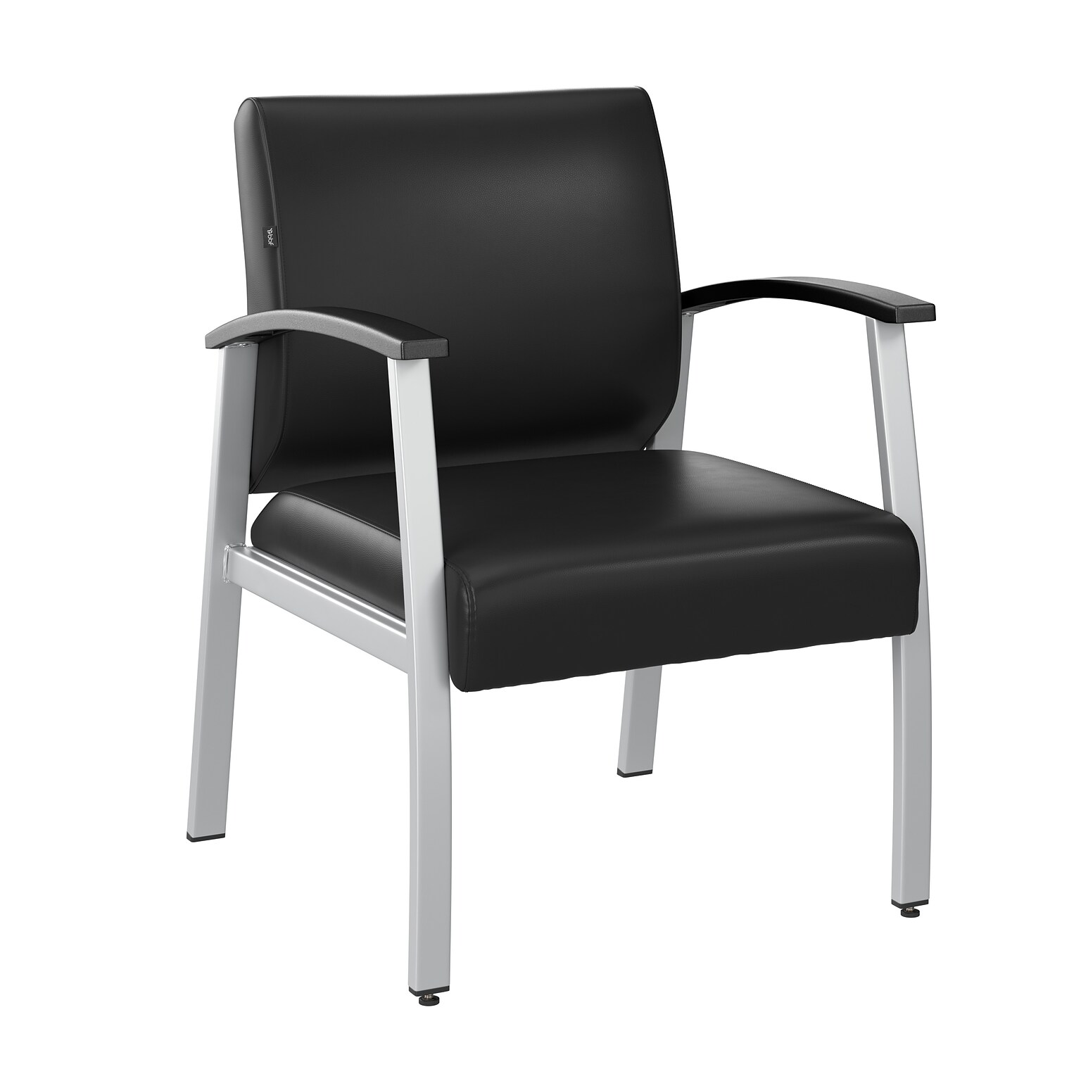 Bush Business Furniture Arrive Vinyl Guest Chair, Black (CH3901BVL-03)