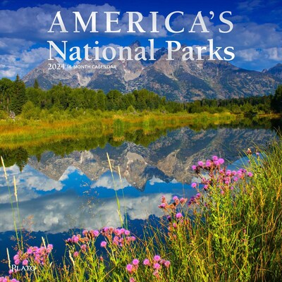 2024 Plato Americas National Parks 12 x 24 Monthly Wall Calendar (9781975466169)
